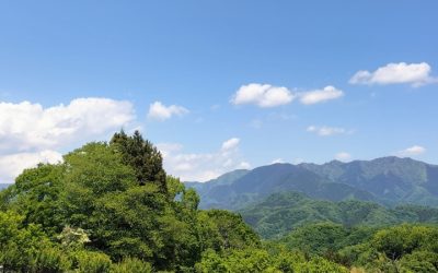 新緑の里山でグランピングはいかが？