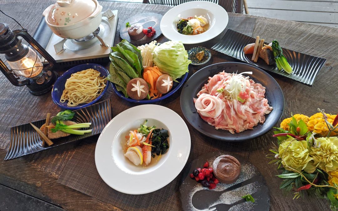 煌めく冬の星空の下でディナーはいかがですか？