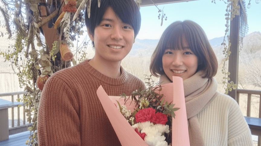 静寂の里山で、心を通わせるバレンタインを